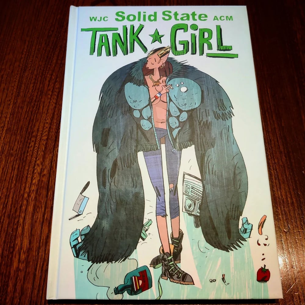 Image of Solid State Tank Girl - Hardback 1st Edition Graphic Novel 2014 - Hand Signed with Art Print 