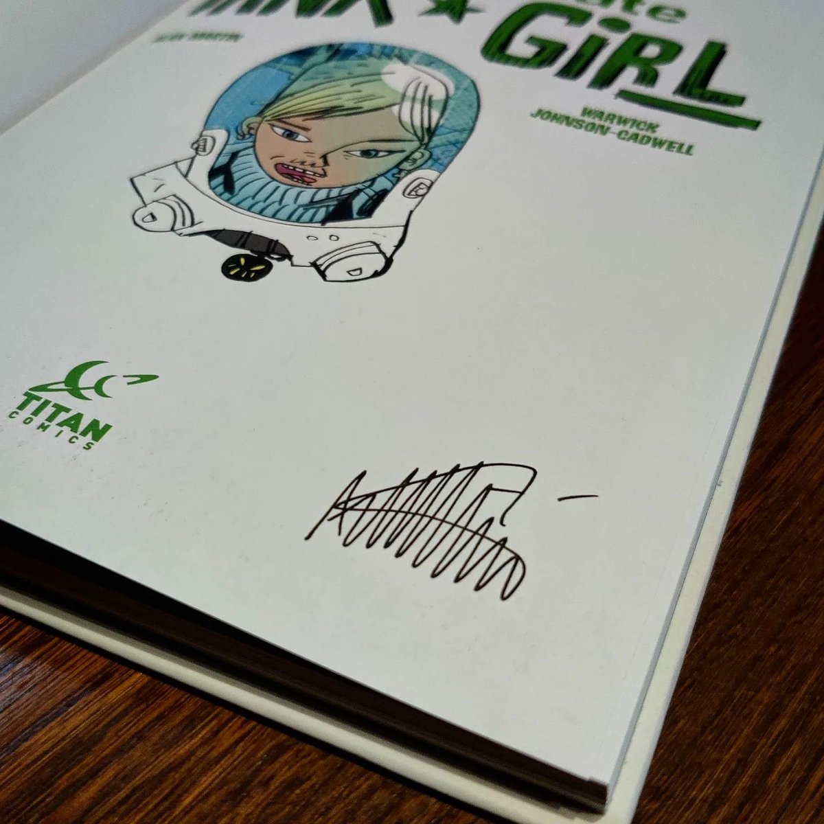 Image of Solid State Tank Girl - Hardback 1st Edition Graphic Novel 2014 - Hand Signed with Art Print 