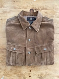 Image 1 of RRL SUEDE RIDER JACKET