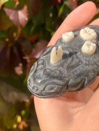 Image 3 of  teeth frog totem