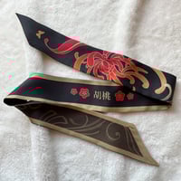 Image 3 of GENSHIN SILK SCARF - HUTAO