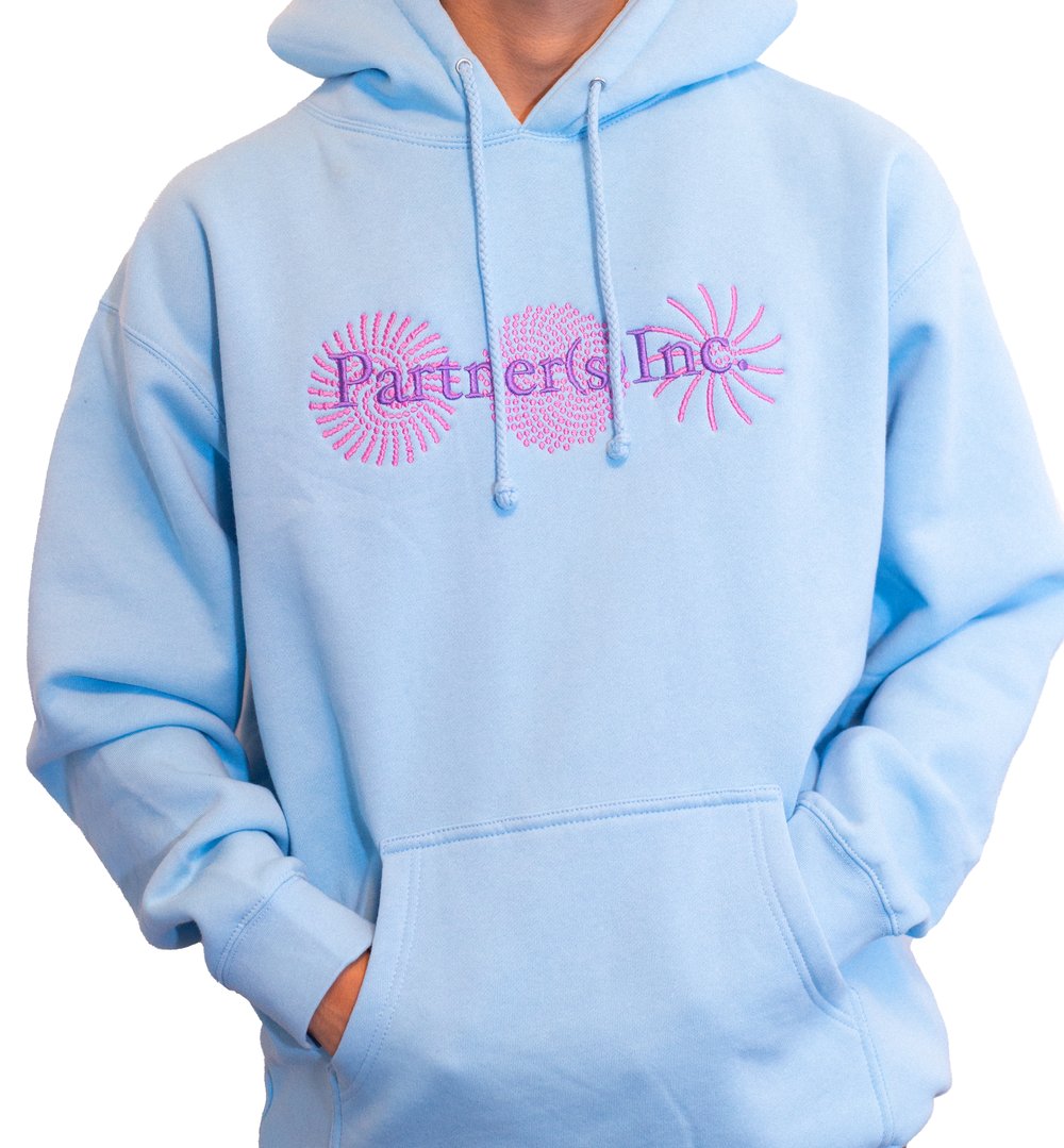 Image of Partner(s) Inc. Baby Blue Hoodie