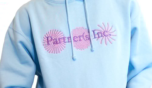 Image of Partner(s) Inc. Baby Blue Hoodie