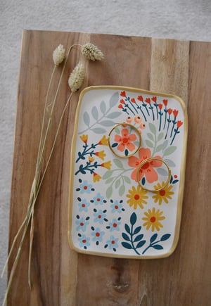 Image of BANDEJA DE CERÁMICA PINTADA A MANO - 42