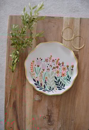Image of PLATO DE CERÁMICA PINTADO A MANO - 48