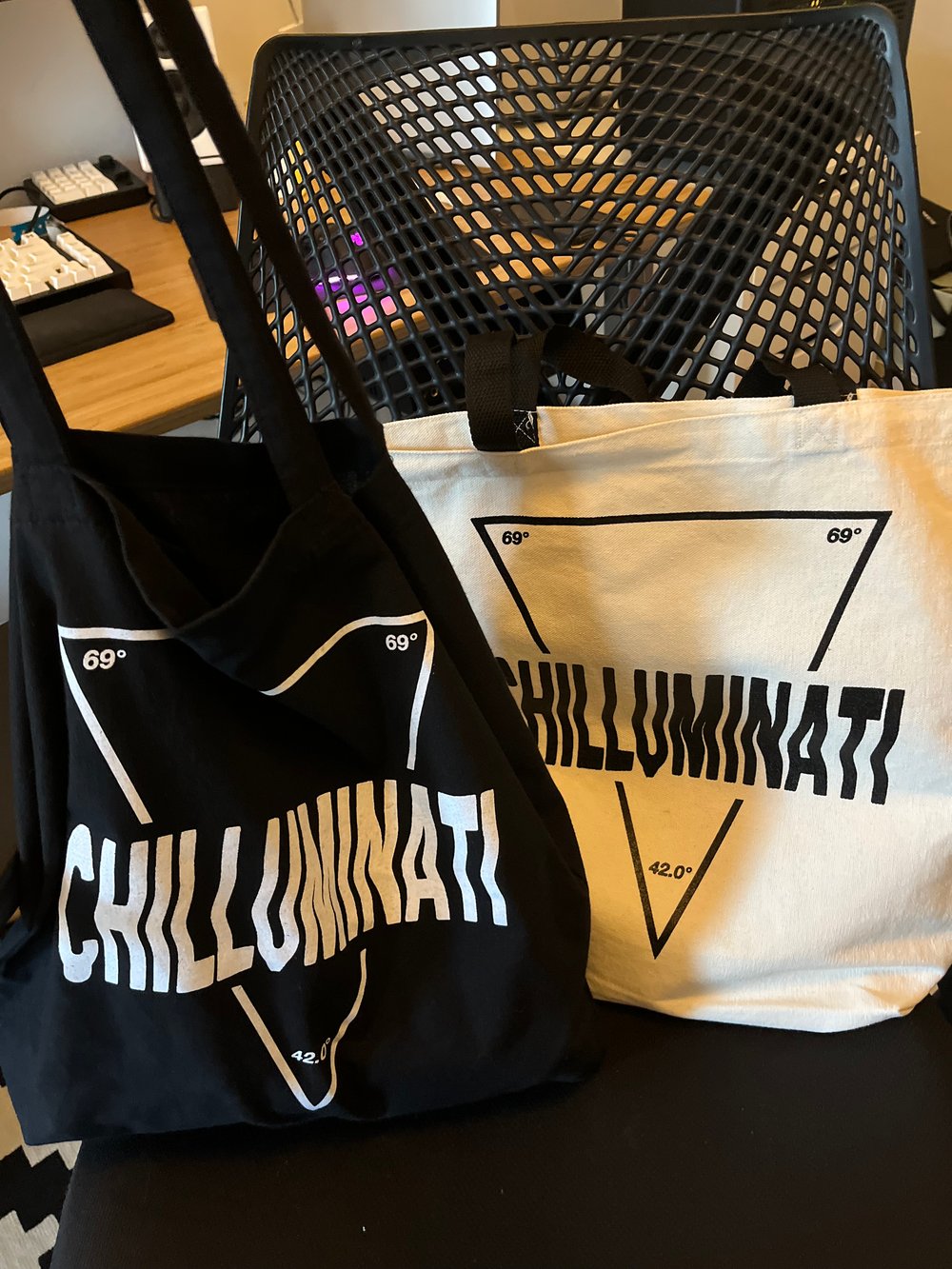 CHILLUMINATI Tote Bag