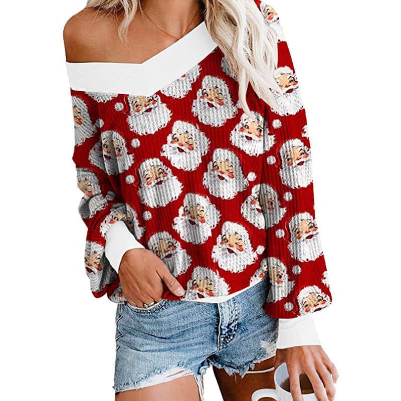Image of SANTA PRINTED TOP