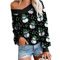 SNOWMAN PRINTED TOP