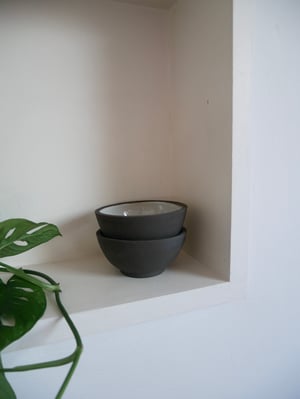 Image of Black and White Bowl