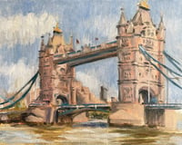 Image 1 of Tower Bridge, original oil painting
