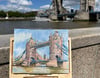 Tower Bridge, original oil painting