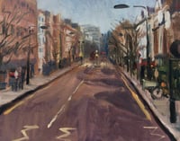 Image 1 of View from Sloane Square, original oil painting