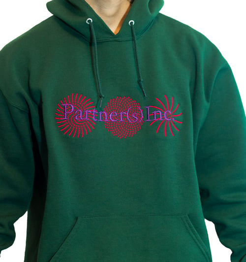 Image of Partner(s) Inc. Forest Green Hoodie