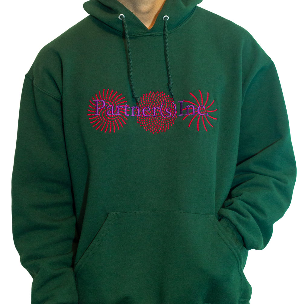 Image of Partner(s) Inc. Forest Green Hoodie