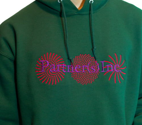 Image of Partner(s) Inc. Forest Green Hoodie