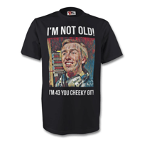 Alan Partridge I'm 43 You Cheeky Git Black T-Shirt