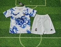 Real Madrid White Blue Dragon Kit