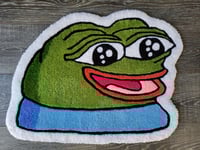 Image 2 of Peepo Happy Frog Handmade Rug