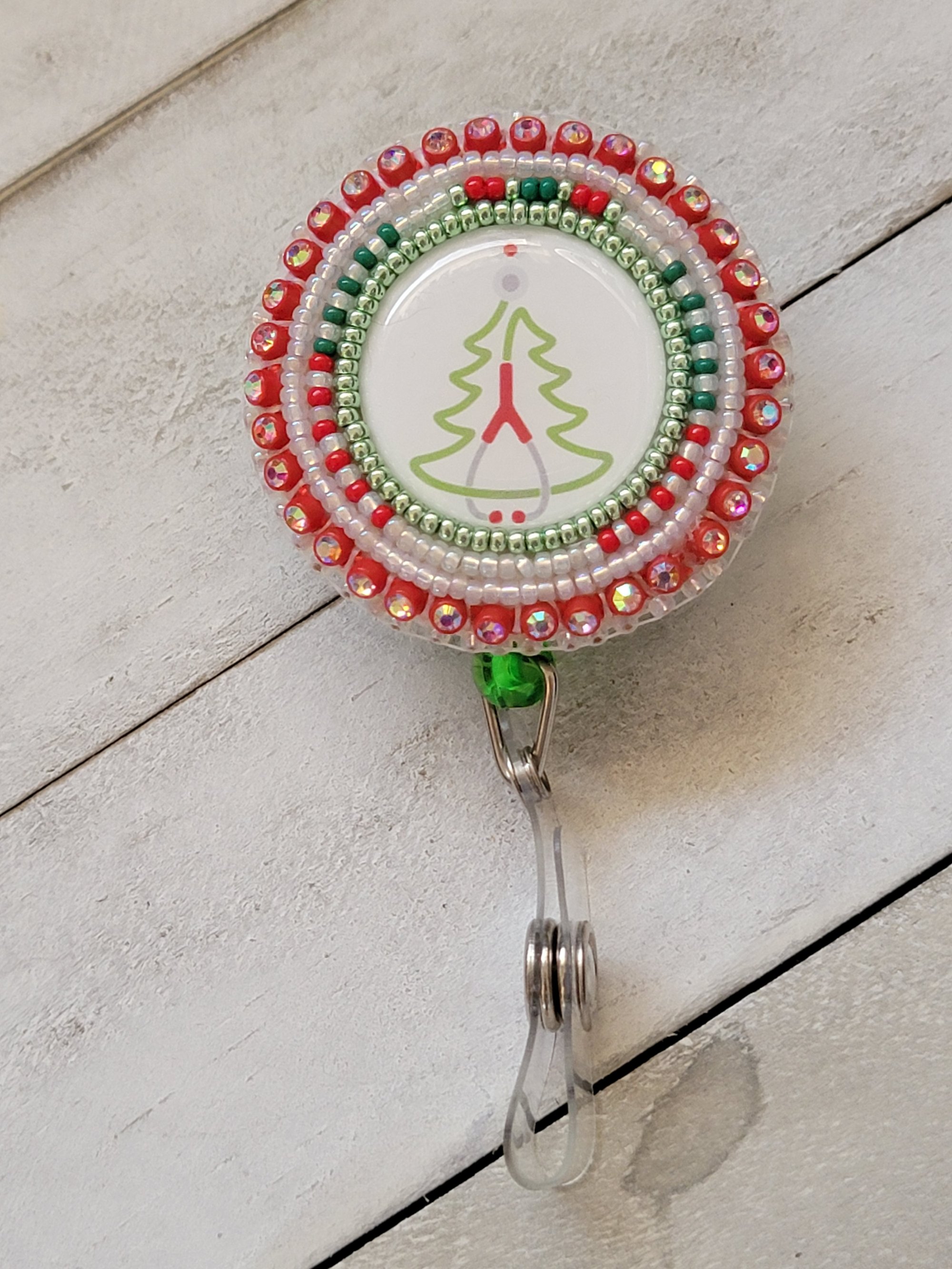 Buy Happy Christmas Tree Badge Holder With Retractable Reel, Christmas Tree  Badge, Tree With Star, Tree Feltie, Tree Felt Badge Online in India 