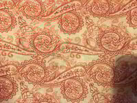 Image 2 of Orange Silk Paisley