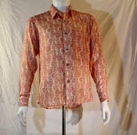 Image 1 of Orange Silk Paisley