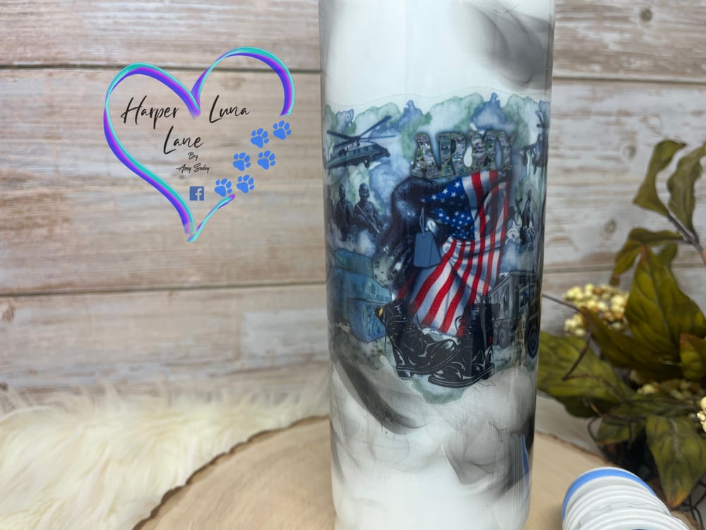Image of 32oz Army Smoke Bullet Tumbler