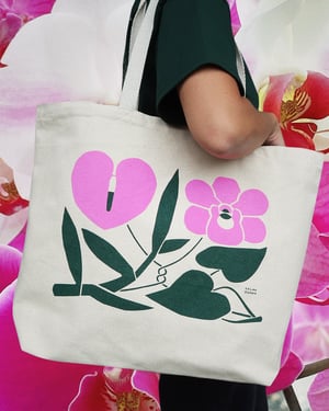 Image of *LAST ONE* Together Tote Bag, Pink