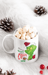 Image 3 of Grinch Before Coffee  Grinch Sweathshirt/Hoodie Personalized Option