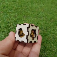 Image 2 of Foraging Cube Foot Toy