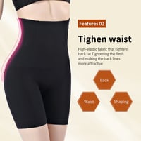 High Waist Slimming Breathable Shapewear - (Black color)