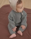 Quincy Mae Quilted Sweater Set - Charcoal