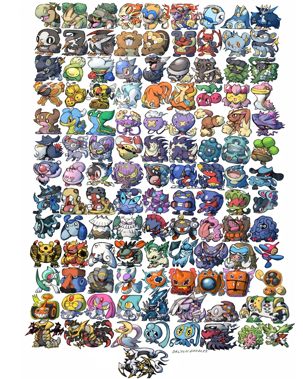 Image of GEN 4 Pokemon Poster