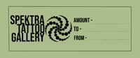 TATTOO VOUCHER (Lee Pickles) Tattoo Voucher