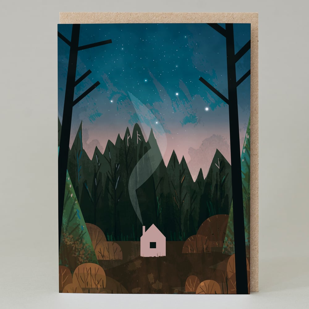 Image of Pink Bothy (Card)