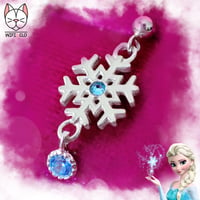 Image 1 of Frozen Snowflakes Earrings