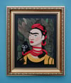 Frida + Monkey Polymer Painting 