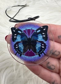 Image 1 of Necklace (Mountain blue butterfly)