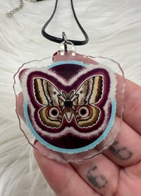 Image 1 of Necklace (Speckled emperor moth)