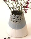 two tone oval seedhead vase 