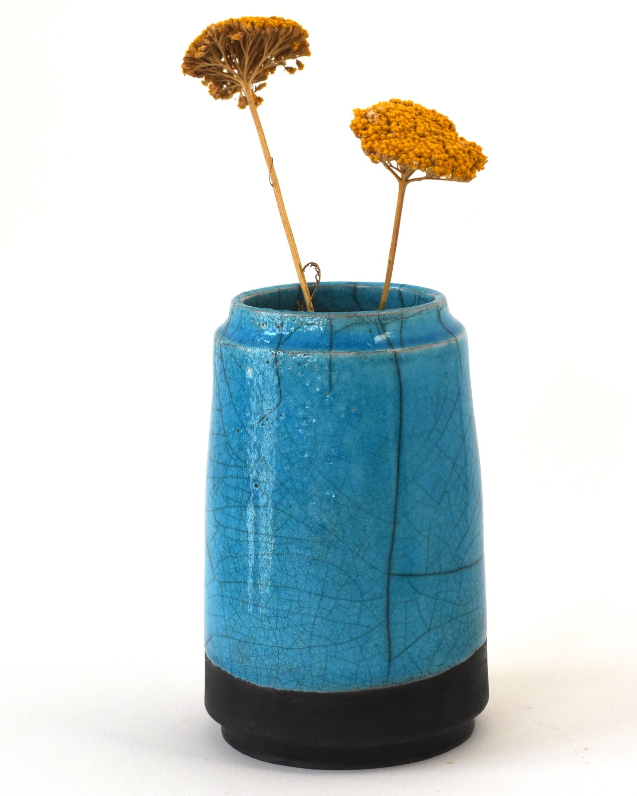 raku bottle vase | Zan+Me