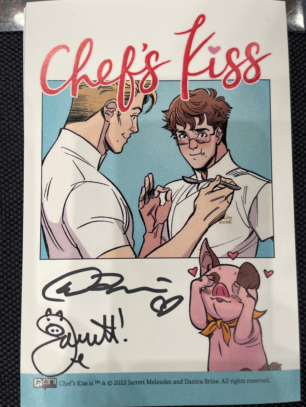 Image of Chef’s Kiss Double Signed Bookplate