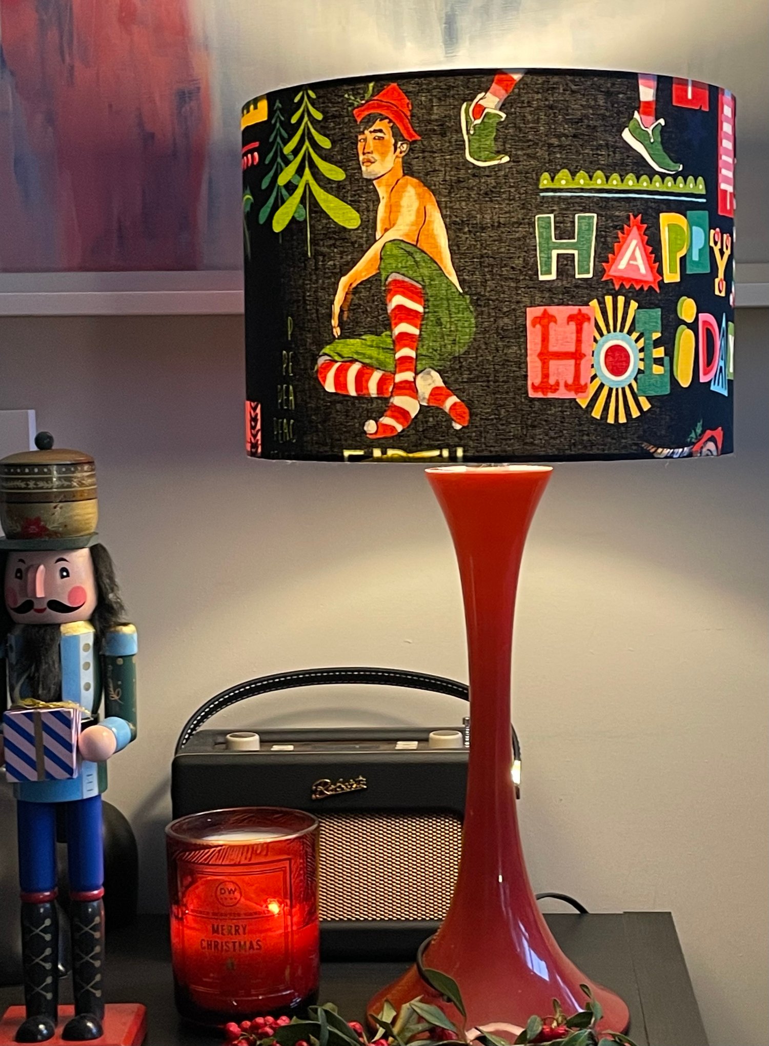 Image of Santa's Helper Black Shade 30cm