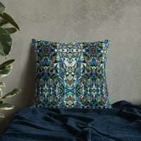Image 4 of Turquoise & Terracotta Pillow