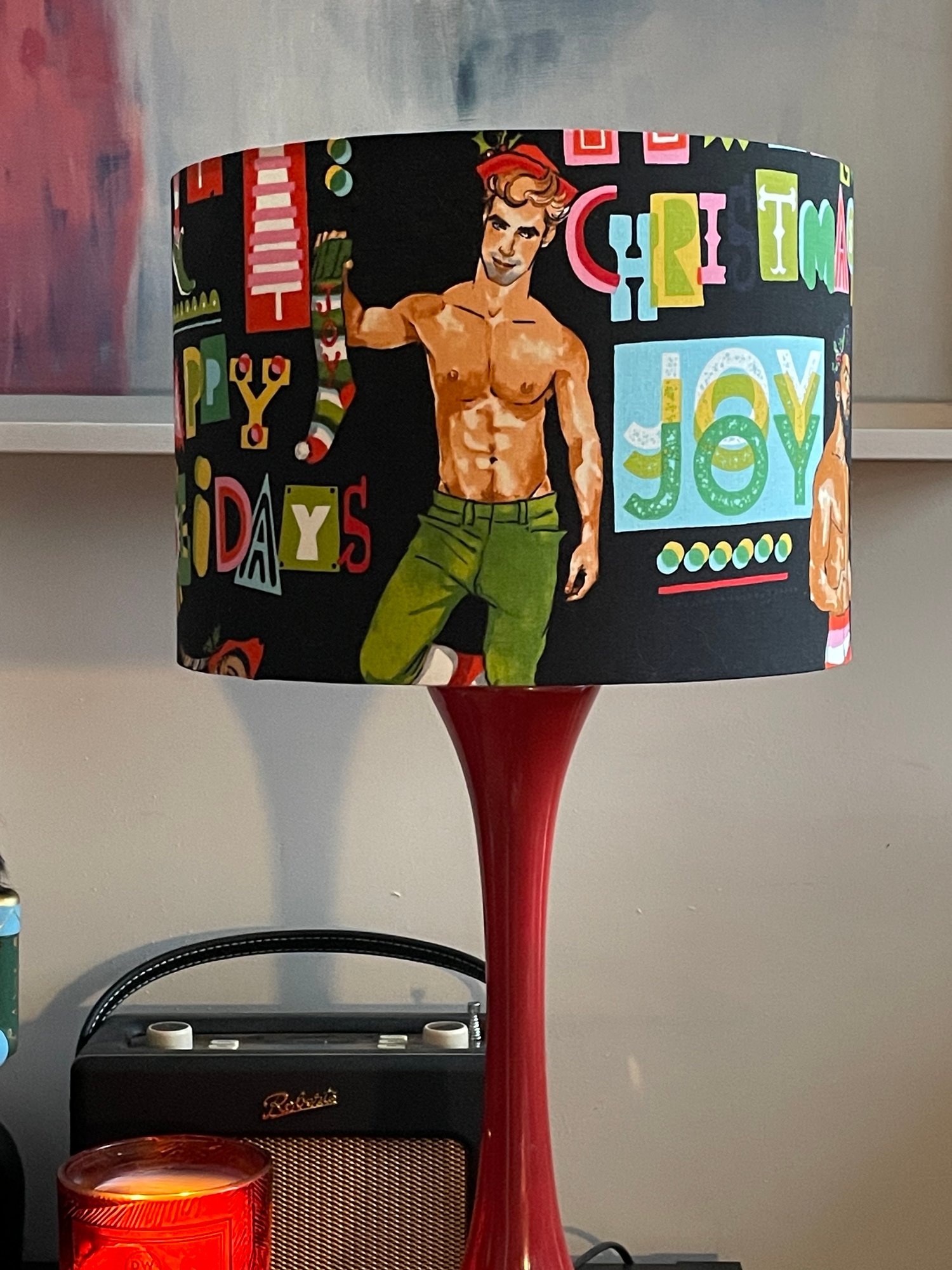 Image of Santa's Helper Black Shade 30cm
