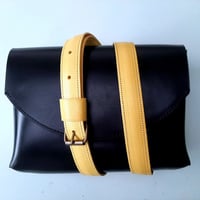 Image 2 of Julienne mini black / yellow belt