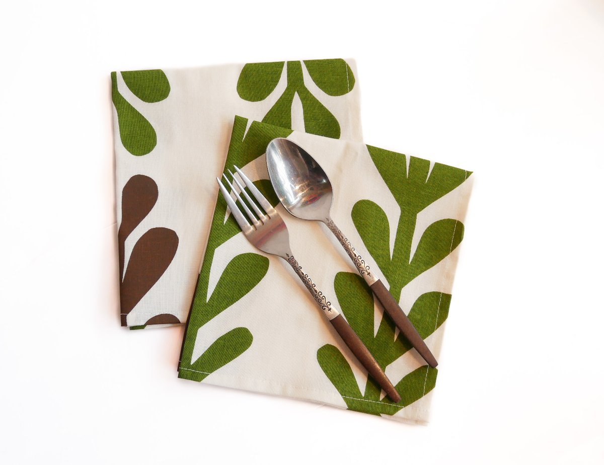 Image of Dinner Napkins - Young Fern