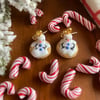 Snowman Cookies (Blue Buttons) & Peppermint Threaders (SET)