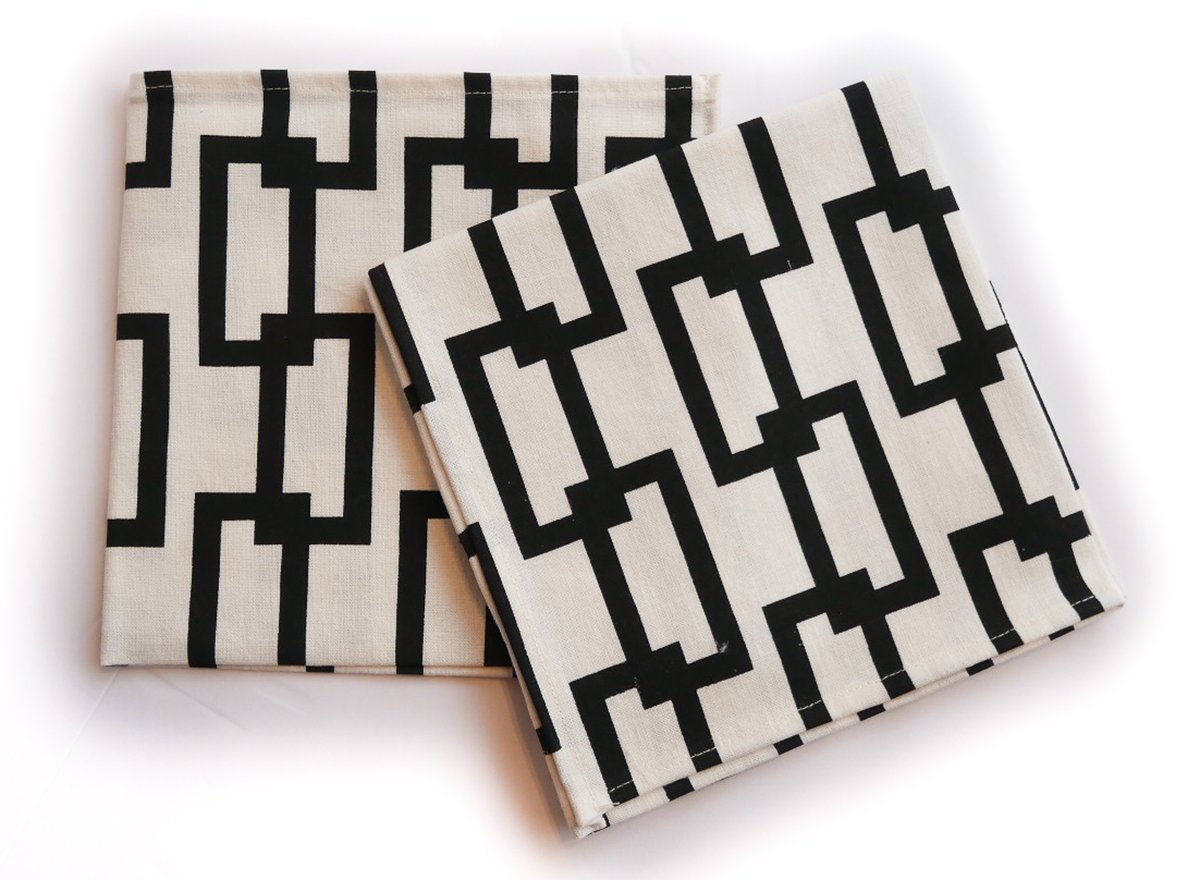 Pot Holder - L Design  Kirsten Aune Textiles