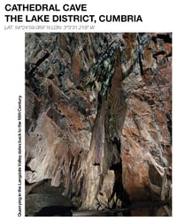 Cathedral Cave, Little Langdale Poster Print