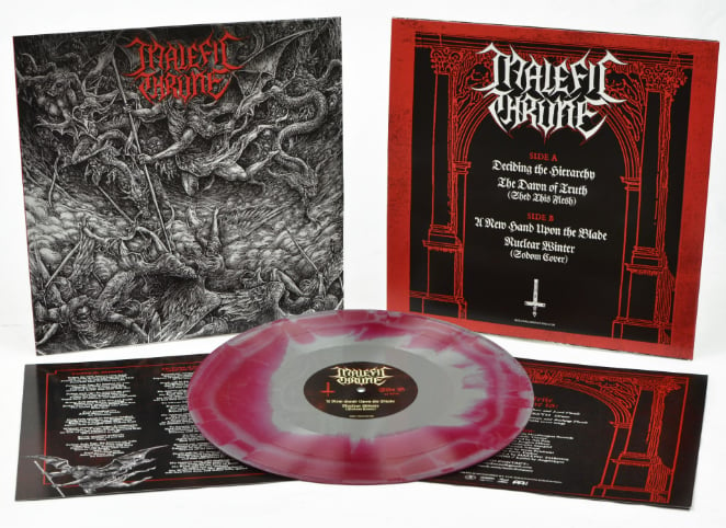 MALEFIC THRONE (PERDITION TEMPLE, MORBID ANGEL MEMBERS) S/T (12"LP)